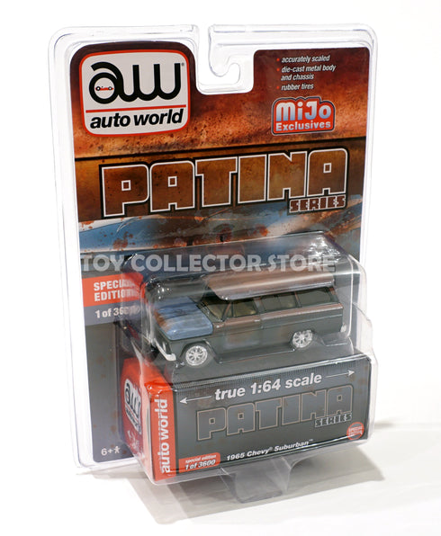Auto World Mijo 1965 Chevy Suburban Weathered Rust Patina Series Limited Edition